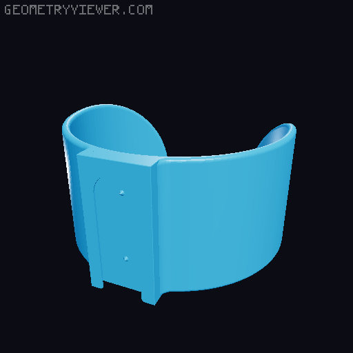 Multiboard flask holders in various sizes 3D model thumbnail