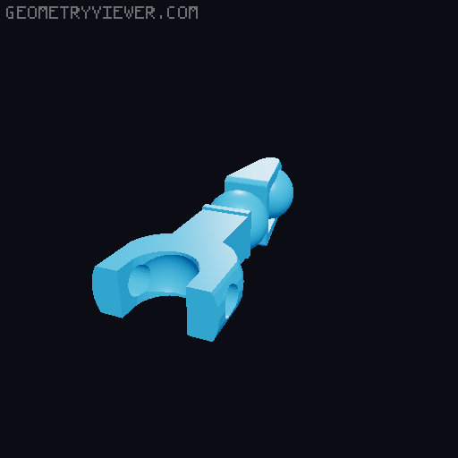 Lego Ball Join 3D model thumbnail
