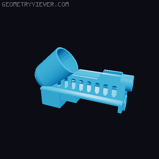 PIco 4 ultra M41 pulse rifle PS3 rifle conversion kit 3D model thumbnail