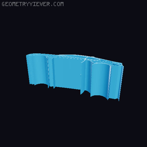 Car silhouettes! different models 3D model thumbnail