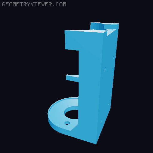Drilling machine 3D model thumbnail