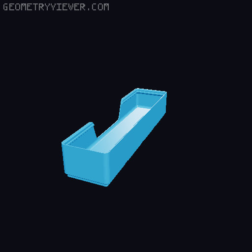Gridfinity wall cutout collection 3D model thumbnail