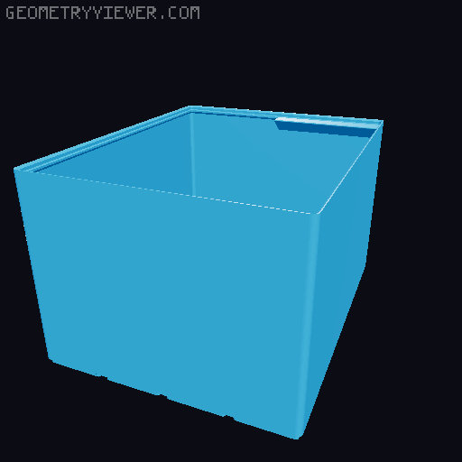 Gridfinity cups height 18 (130mm) collection 3D model thumbnail