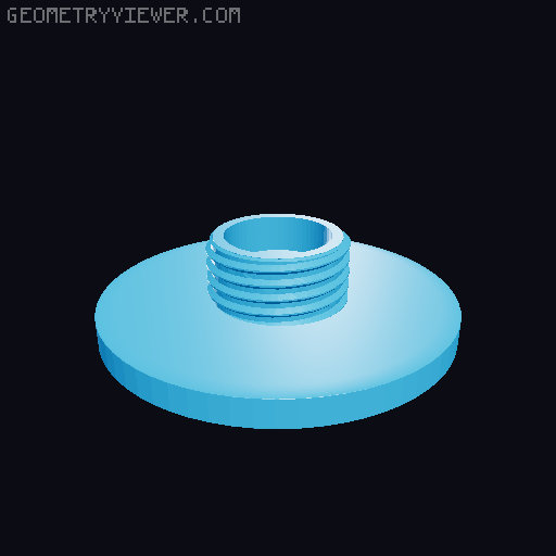Fun Size Spooler with 608 bearing 3D model thumbnail