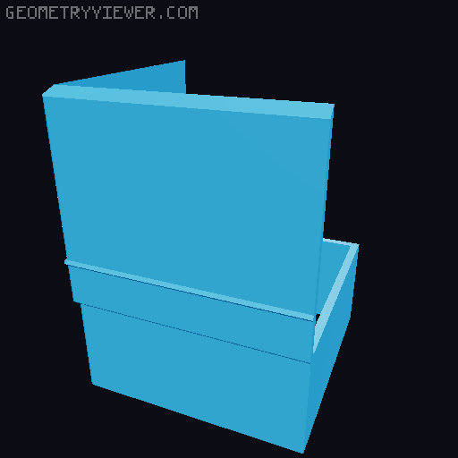 LackStack Parsons Table Resize 3D model thumbnail