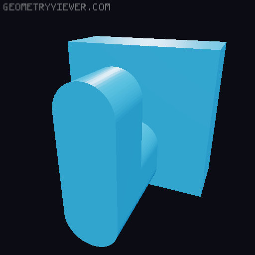 Nendoroid/Figma Adapter Mount for IKEA Skadis 3D model thumbnail