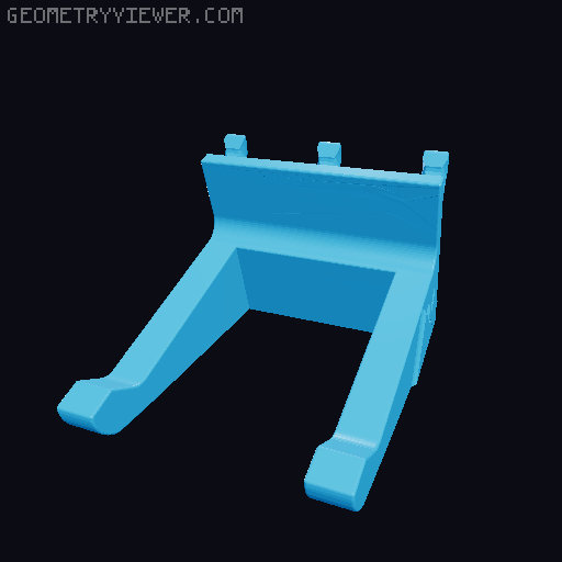 Pegboard levitating toolbox 3D model thumbnail