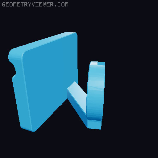 Apple Watch Charging Stand 3D model thumbnail