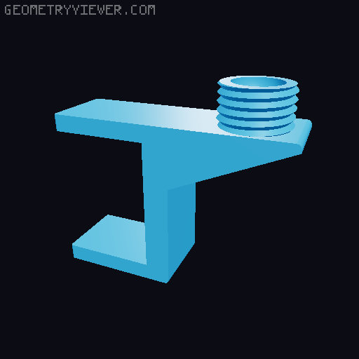 Biqu B1 Ball Joint Camera Mount 3D model thumbnail
