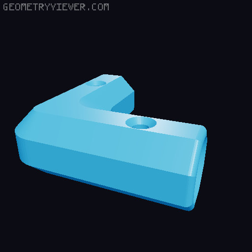 Round Bars Pipes and Rods Connections 3D model thumbnail