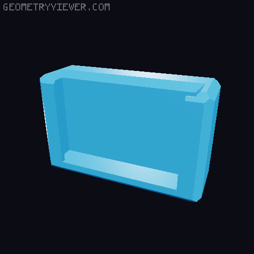 Sy's Peglock - Makita 18v battery mount 3D model thumbnail