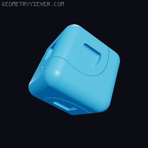 Spin Cube 3D model thumbnail