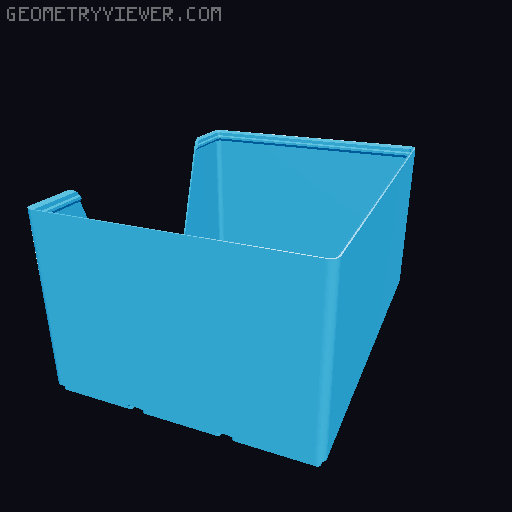 Gridfinity wall cutout collection 3D model thumbnail