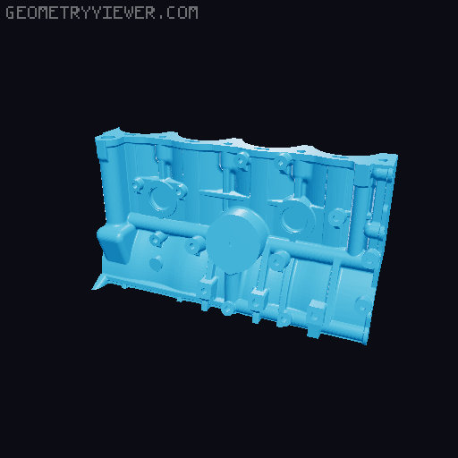 MINI Toyota 4 Cylinder Engine 22RE, Complete Working Model Mini Edition 3D model thumbnail