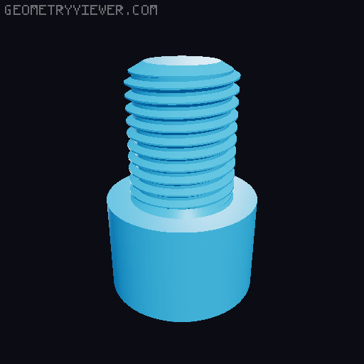 Hundreds of Metric Allen Screws with Cylindrical Head M2 up to M64 3D model thumbnail
