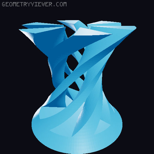 Interlocking Spiral Fidget Toy Collection - Square, Cone, Hourglass, Ball 3D model thumbnail