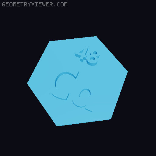The truly periodic table of elements 3D model thumbnail