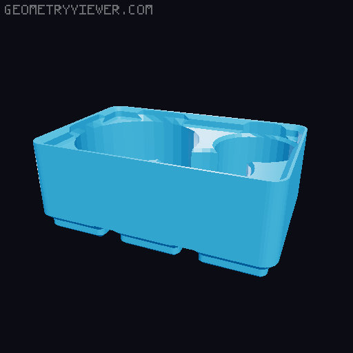 Gridfinity medicine cabinet collection (space constrained) 3D model thumbnail
