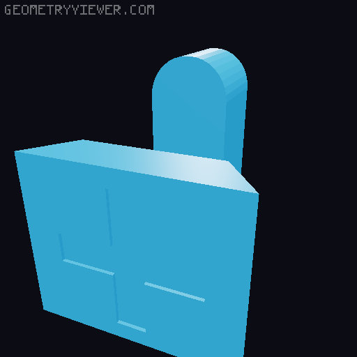 Milk Crate for Skadis - no supports 3D model thumbnail