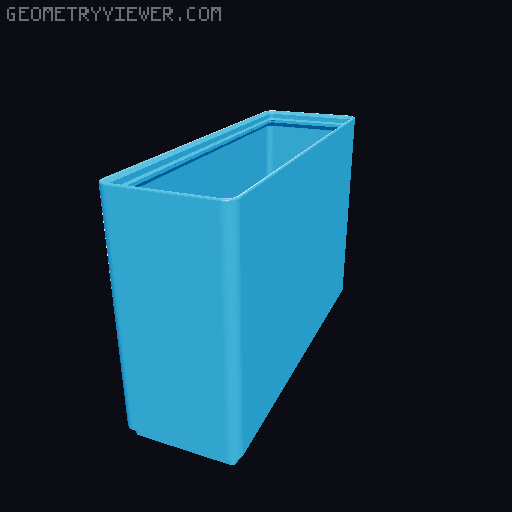 Gridfinity lite - economical plain storage bins 3D model thumbnail