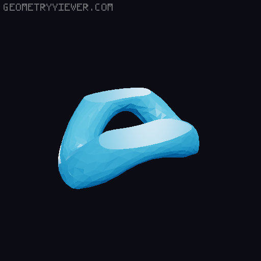 Cuban Link Chain 3D model thumbnail
