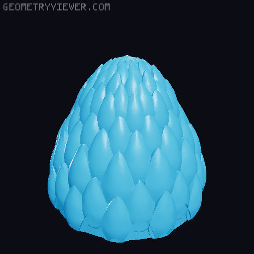 Dragon Egg 3D model thumbnail