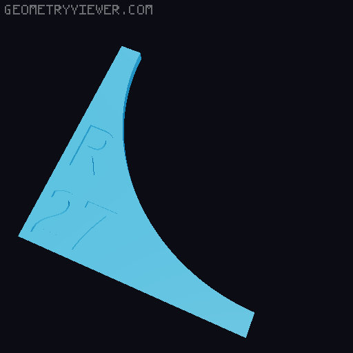 Radius Gauge - Convex & Concave 3D model thumbnail