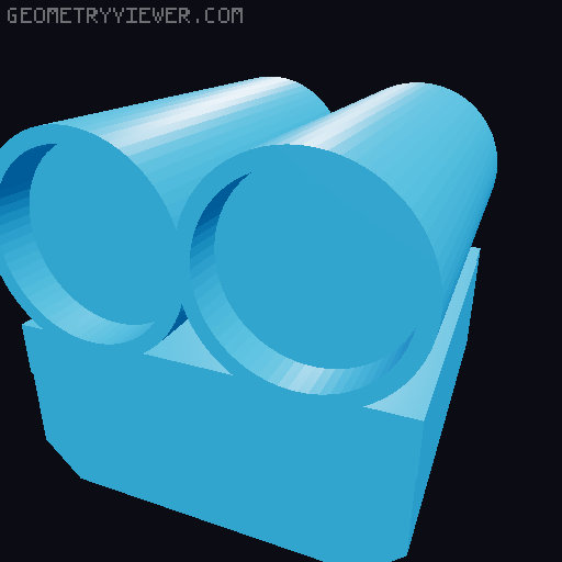 Modular Toy Robot 3D model thumbnail