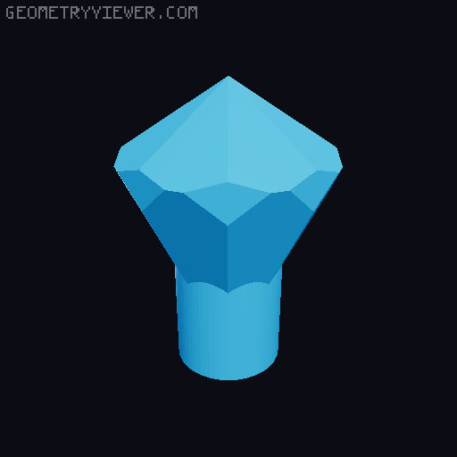 LEGO Diamond for lego Wreath 3D model thumbnail