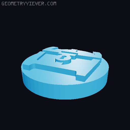Magic: The Gathering Counters / Chips UPDATED 5-3-2019 (Life, Mana, Abilities, Loyalty, Energy, Power, Toughness) MtG #MtGCounters 3D model thumbnail
