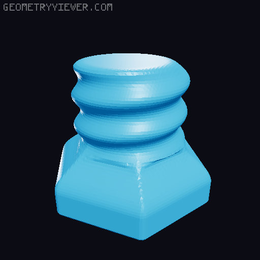 Honeycomb Storage Wall Screwiverse 3D model thumbnail