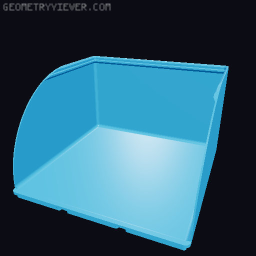 Gridfinity rouded bins collection all sizes 3D model thumbnail