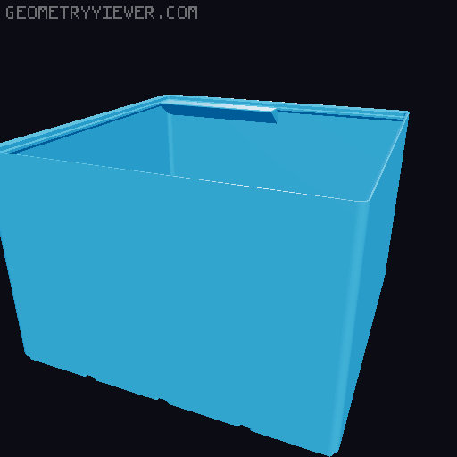Gridfinity cups height 16 (116mm) collection 3D model thumbnail