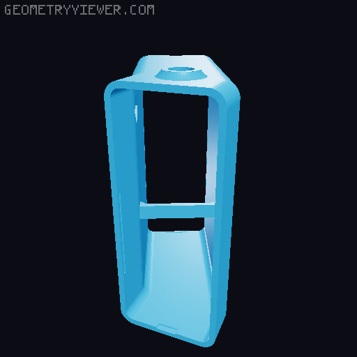 Стационарный корпус для Heltec V3-V4 3D model thumbnail