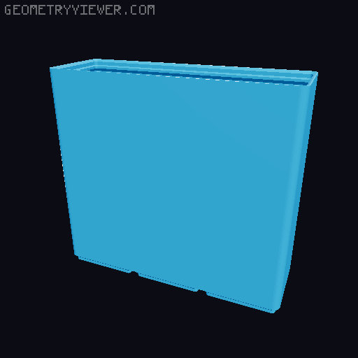 Gridfinity cups height 16 (116mm) collection 3D model thumbnail