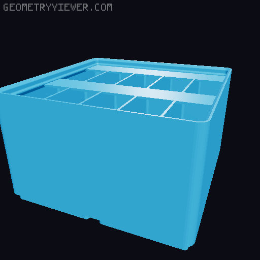 Gridfinity Ultra Light Bins - Divider Label Edition 3D model thumbnail