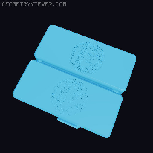 School Themed Pencil Case 3D model thumbnail