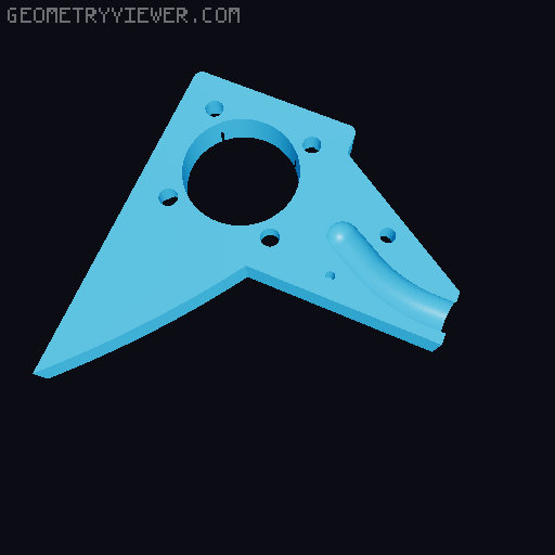 6DoF Robot Arm (Six-Axis 3D printed Robotic Arm) 3D model thumbnail