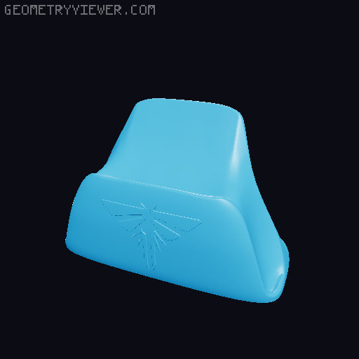 PS5 Controller Stand | Optimized | With logos 3D model thumbnail