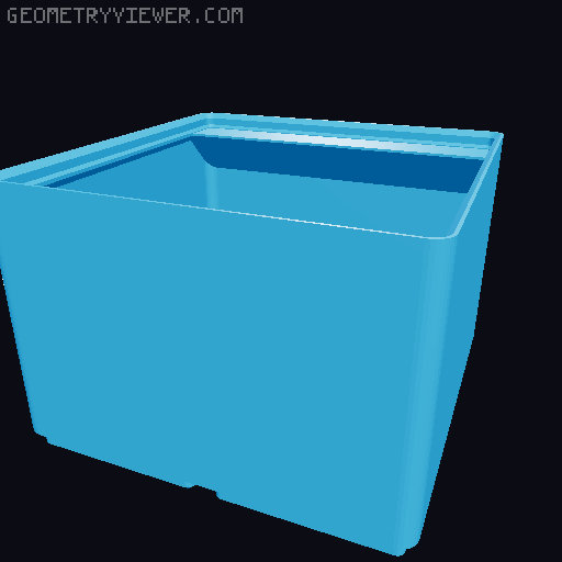 Gridfinity Bin Generator 3D model thumbnail