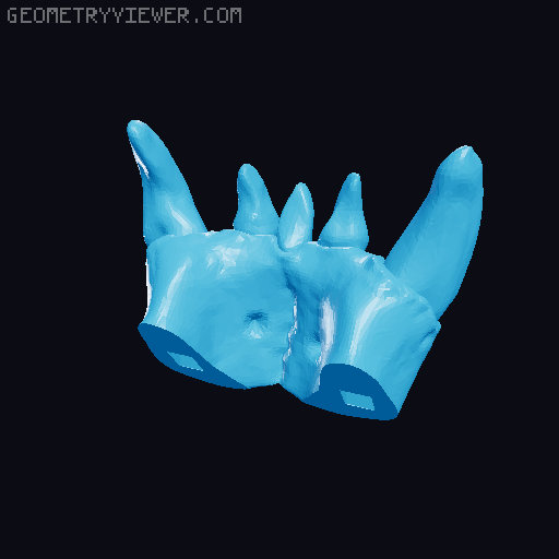Troll Skull 3D model thumbnail