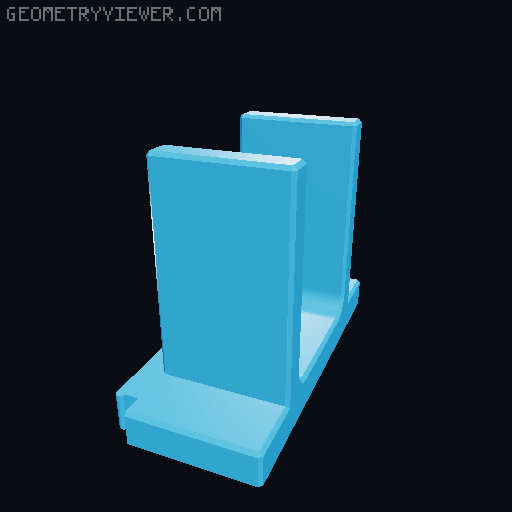 Modular Handgun Safe Stands 3D model thumbnail