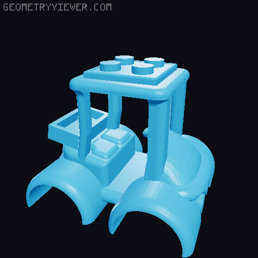 E3D BRICK3D buggy 3D model thumbnail