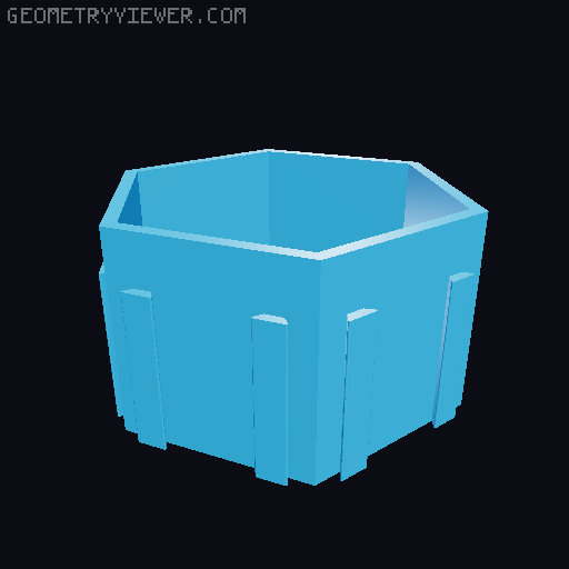 Better tolerance Honeycomb stackable Shelf for Tonie Figures (remixed) 3D model thumbnail