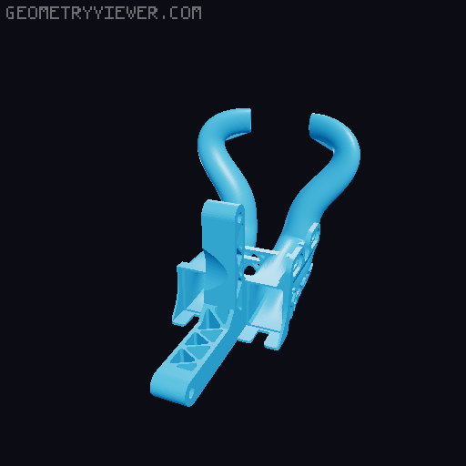 Taurus V5 Cooling Duct for Creality Sprite Extruder, Dual 5015 Fans, Ender 3 S1/S1 Pro/S1 Plus, CR10 Smart Pro (Stock / Spider / Ceramic) 3D model thumbnail