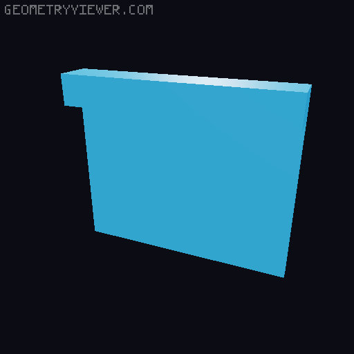 Hex Wrench/Allen Key Pegboard Holder 3D model thumbnail