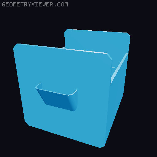 Modular Organizer 3D model thumbnail