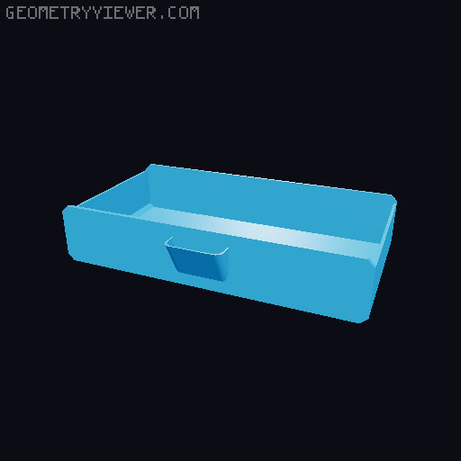 Modular Organizer 3D model thumbnail