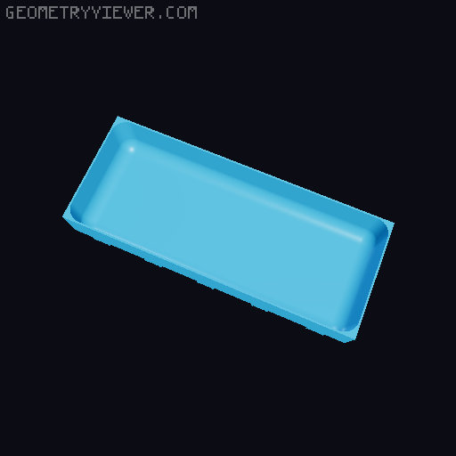 Modular Drawer Organizer Remix 3D model thumbnail