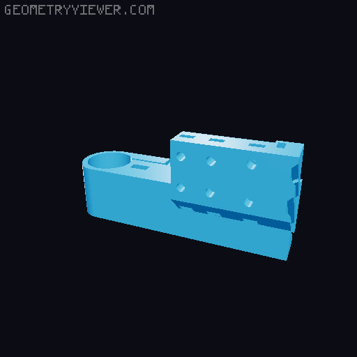 ROOK 2020 KIRIGAMI BED MOD 3D model thumbnail